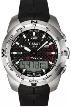 Mens Tissot T-Touch Expert Alarm Chronograph Watch T0134201720200