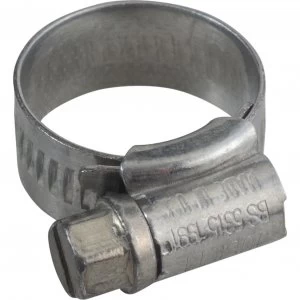 Jubilee Zinc Plated Hose Clip 13mm - 20mm Pack of 1
