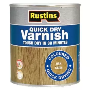 Rustins Quick Dry Varnish - Oak - 500ml