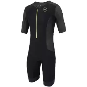 Zone3 Aquaflo Plus Short Sleeve Trisuit - Black