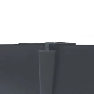 Splashwall Flint H-shaped Panel straight joint (L)2440mm
