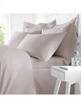 Bianca Cottonsoft Bianca Egyptian Cotton King Size Fitted Sheet In Blush