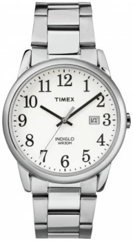 Timex Mens Easy Reader Stainless Steel Bracelet Watch