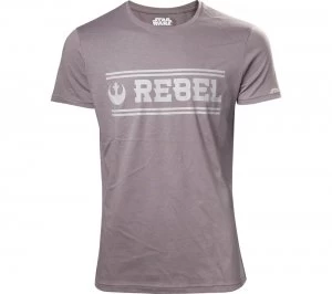 Star Wars Rogue One Rebel Alliance T-Shirt - Small - Grey
