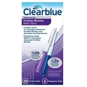 Clearblue Advanced Fertility Monitor 20s and 4 Pregnancy Tests