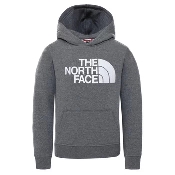 The North Face DREW PEAK HOODIE boys's Childrens sweatshirt in Grey - Sizes 6 years