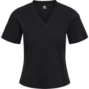 Hummel Tia Loose T Shirt Womens - Black