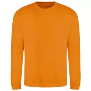 AWDis Adults Unisex Just Hoods Sweatshirt (XL) (Pumpkin Pie)