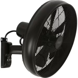 Wall fan with remote control