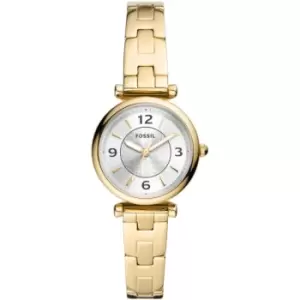 Fossil Carlie Three-Hand Gold-Tone Stainless Steel Watch