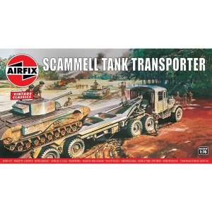 Scammel Tank Transporter 1:76 Vintage Classic Military Air Fix Model Kit