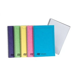 Europa Notemaker Book Sidebound Ruled 80gsm 120 Pages A4 Assorted C Ref 3154Z Pack 10