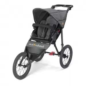 Out n About Nipper Sport V4 Pushchair, Steel Grey