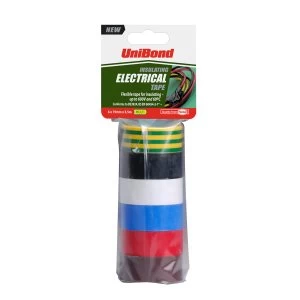 Unibond Insulate Electrical Tape 6 pack