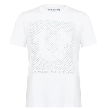 True Religion Crystal Logo T-Shirt - White