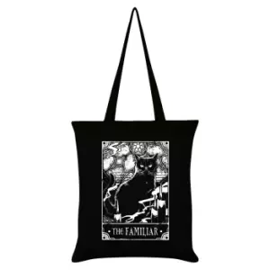 Deadly Tarot The Familiar Tote Bag (One Size) (Black/White)