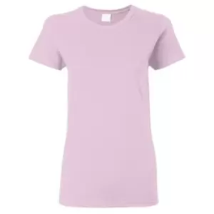 Gildan Ladies/Womens Heavy Cotton Missy Fit Short Sleeve T-Shirt (M) (Light Pink)