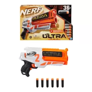 Nerf Ultra Two Motorized Blaster with Fast-Back Reloading & 6 Nerf Ultra Darts (Compatible Only with Nerf Ultra Darts)