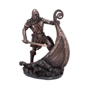 Bronzed Halvor Viking Figurine