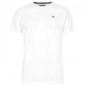 Hackett Hackett Short Sleeve Logo T-Shirt - White800