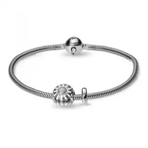 Ladies Christina Sterling Silver 20cm Bracelet With Charm