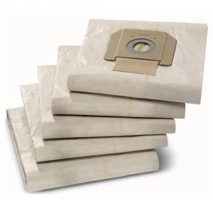Karcher M Class Paper Filter Dust Bags for NT 48/1, 65/2 and 70/2 Vacuum Cleaners Pack of 5