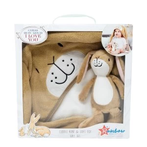 Guess How Much I Love You Soft Toy with Cuddle Robe Gift Set
