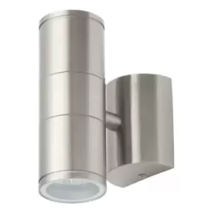 Coast Islay Up and Down Wall Light Stainless Steel