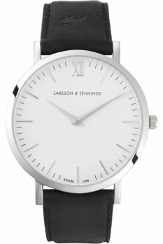 Unisex Larsson & Jennings Lugano 40mm Watch LGN40-LBLK-C-Q-P-SW-L