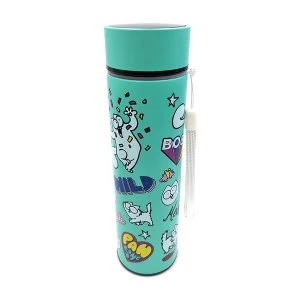 Simons Cat Reusable Stainless Steel Hot & Cold Thermal Insulated Drinks Bottle Digital Thermometer