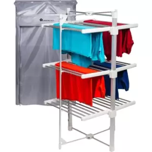 Homefront 3 Tier Heated Clothes Airer and Cover - wilko