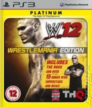 WWE 12 WrestleMania Edition PS3 Game