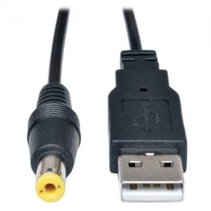 Tripp Lite USB To 5v Dc Type M Barrel Plug Power Cord 28 Awg Black 3ft
