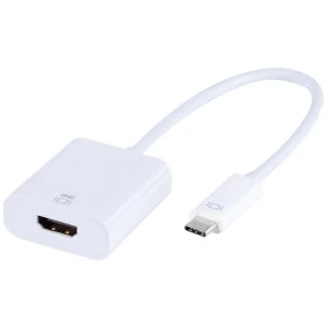 Vivanco USB Type-C to HDMI Adapter - White