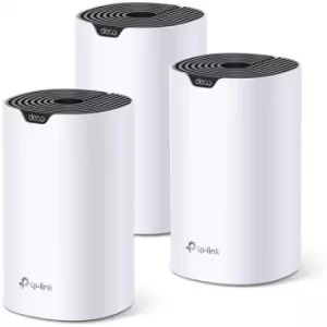 TP-LINK (DECO S4) Whole-Home Mesh WiFi System, 3 Pack, Dual Band AC1200, MU-MIMO, 2 x LAN on each Unit UK Plug