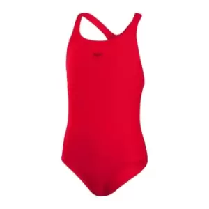 Speedo Endurance Plus Medalist Girls Swimsuit - Red