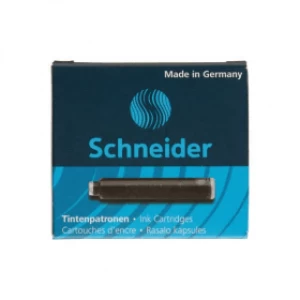 Schneider Fountain Pen Ink Cartridges - Black (6 Pack)