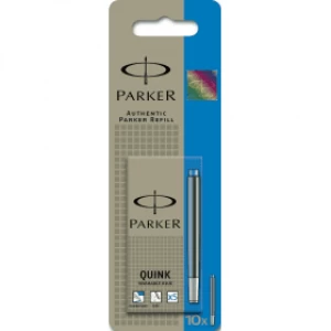 Parker Quink Ink Cartridge - Blue (10 Pack)