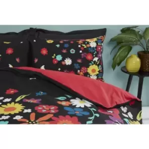 Brighton Floral Multi Single Duvet Cover Set Bedding Bed Quilt Set - Multicoloured
