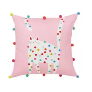 Joules Bakewell Floral Cotton Cushion - Multi
