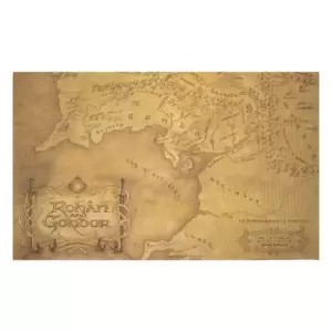 Decorsome x Lord Of The Rings Map Woven Rug - Small