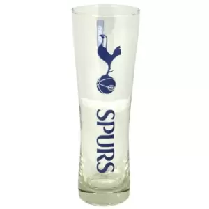 Tottenham Hotspur FC Official Wordmark Football Crest Peroni Pint Glass (One Size) (Clear)