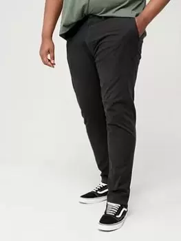 Levis Big & Tall Xx Ii Slim Taper Fit Chinos - Black, Size 44, Inside Leg Long, Men