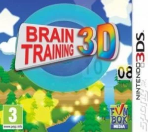 Brain Training 3D Nintendo 3DS Game