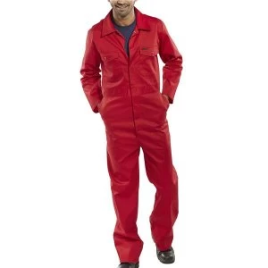 Click Workwear Boilersuit Red Size 54 Ref PCBSRE54 Up to 3 Day