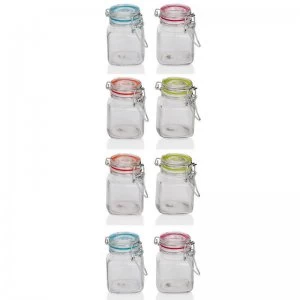 Sabichi 8 Piece Mini Glass Storage Jars
