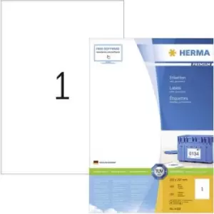 Herma 4428 Labels 210 x 297mm Paper White 100 pc(s) Permanent All-purpose labels, Shipping labels Inkjet, Laser, Copier 100 Sheet A4