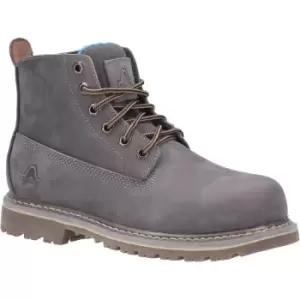 Amblers Safety Womens AS105 Mimi Leather Safety Boots (6 UK) (Grey) - Grey