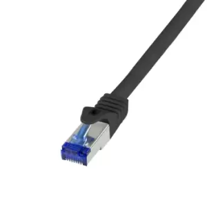 LogiLink C6A143S networking cable Black 50 m Cat6a S/FTP (S-STP)