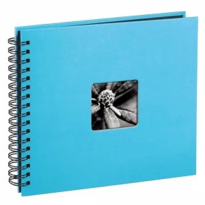 Fine Art Spiral Bound Album 36 x 32cm 50 Black pages Turquoise